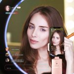 2022 Portable Smart Selfie Stick Mobile 360 Gimbal Phone Ai Auto Face Tracking Camera Gimbal Stabilizer Tripod Stand