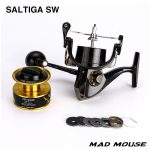 MADMOUSE Saltiga hot sell SW4000XG SW6000HG SW10000HG fishing reel saltwater 11+1BB 35kg DragPower Spinning Jigging Reel